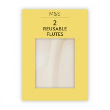 Marks and Spencer Reusable Champagne Flutes 2 per pack