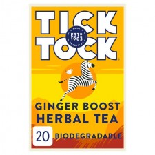 Tick Tock Wellbeing Ginger Boost 20 Teabags