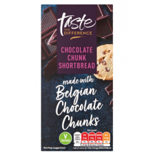 Sainsburys Taste the Difference Belgian Chocolate Chunk Shortbread 175g