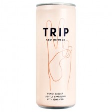 TRIP CBD Infused Peach Ginger 250ml Tin