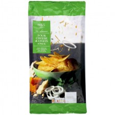 Marks and Spencer Four Cheese and Onion Crisps 6 Pack