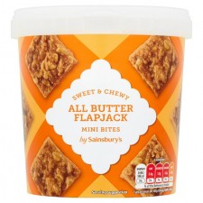 Sainsburys All Butter Flapjack Bites 335g