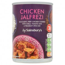 Sainsburys Chicken Jalfrezi 392g Can