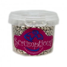 Scrumptious Sprinkles  Silver Pearl Mix 80g