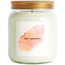 Self Care Co Rose and Bergamot Aromatherapy Candle