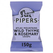 Pipers Wild Thyme and Rosemary Crisps 150g