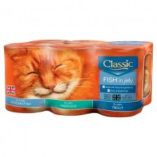Butchers Classic Cat Food Fish in Jelly Pack 6 x 400g