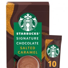 Starbucks Signature Salted Caramel Flavour Hot Chocolate Powder Sachets 10x22g