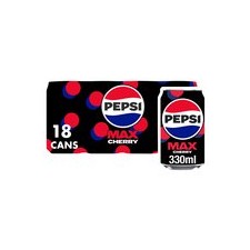 Pepsi Max Cherry 18 x 330ml Cans