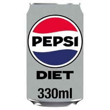 Pepsi Diet 330ml Can