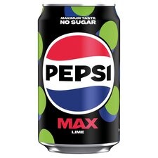 Pepsi Max Lime 330ml Can