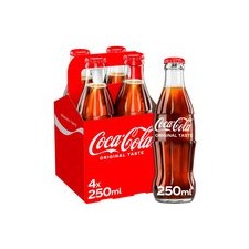 Coca Cola Original 4 x 250ml Glass Bottles