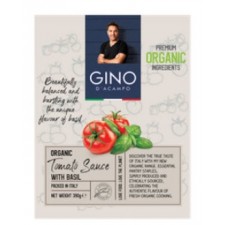 Gino D Acampo Organic Tomato Sauce with Basil 390g