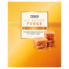 Tesco All Butter Fudge Box 125g
