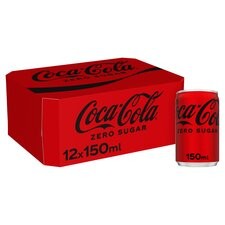Coca Cola Zero Sugar 12 x 150ml Cans