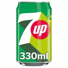 7Up Lemon and Lime Soft Drink 330ml Can