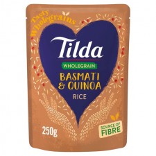 Tilda Steamed Brown Basmati and Quinoa 250g