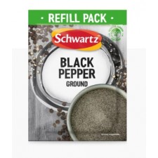 Schwartz Ground Black Pepper Refill Pack 27g