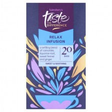 Sainsburys Taste the Difference Relax Infusion 20 Tea Bags