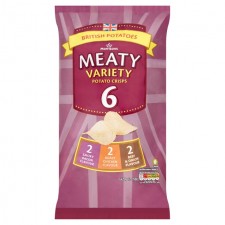 Morrisons Meaty Crisps 6 Pack