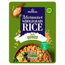 Morrisons Microwave Whole Grain Rice and Quinoa 220g