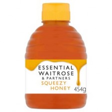 Waitrose Essential Pure Clear Squeezy Honey 454g
