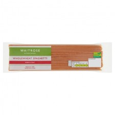 Waitrose Wholewheat Spaghetti 500g