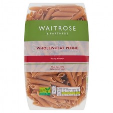 Waitrose Wholewheat Penne 500g