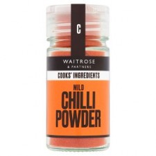 Waitrose Cooks Ingredients Chilli Powder Mild 40g