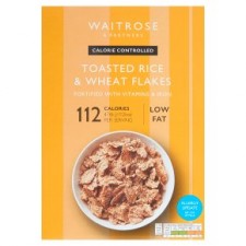 Waitrose Love Life Toasted Rice and Wheat Flakes 500g