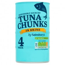 Sainsburys Tuna in Brine 4x160g