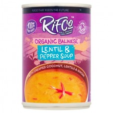 Rifco Organic Free From Balinese Lentil and Red Pepper Soup 400g