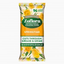 Zoflora Antibacterial Wipes Springtime 96 Pack