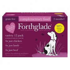 Forthglade Grain Free Just Variety Wet Dog Food 12 x 395g