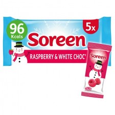 Soreen Raspberry and White Chocolate Lunchbox Loaves 5 Pack