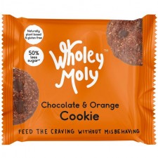 Wholey Moly Chocolate and Orange Cookies 38g