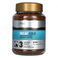 Marks and Spencer Coffee Cafe Gold Decaffeinated 200g Instant Fairtrade.