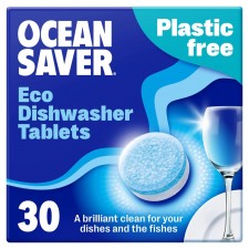 OceanSaver Plastic Free 30 Eco Dishwasher Tablets 420g