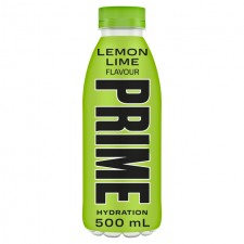 Prime Hydration Lemon Lime 500ml Bottle