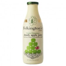 Folkingtons Juices Pressed Cloudy Apple Juice 1L