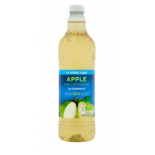 Sainsburys Apple High Juice Squash No Added Sugar 1L