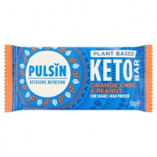 Pulsin Keto Orange Choc and Peanut 50g