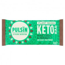Pulsin Keto Choc Mint and Peanut 50g