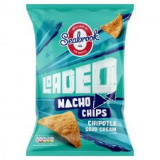 Seabrook Loaded Nacho Chips Chipotle Sour Cream Sharing Bag 130g