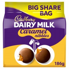 Retail Pack Cadbury Dairy Milk  Caramel Nibbles 10 x 186g