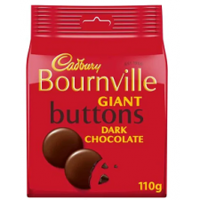 Retail Pack Cadbury Bournville Buttons 10 x 110g 