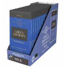 Retail Pack Green and Blacks Organic Milk Chocolate Bar 15 x 90G