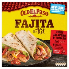 Old El Paso Fiery Jalapeno and Tomato Fajita Dinner Kit 500g