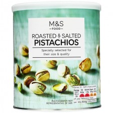 Marks and Spencer Roasted and Salted Pistachios 300g tub