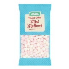 Asda Pink and White Mini Marshmallows 150g